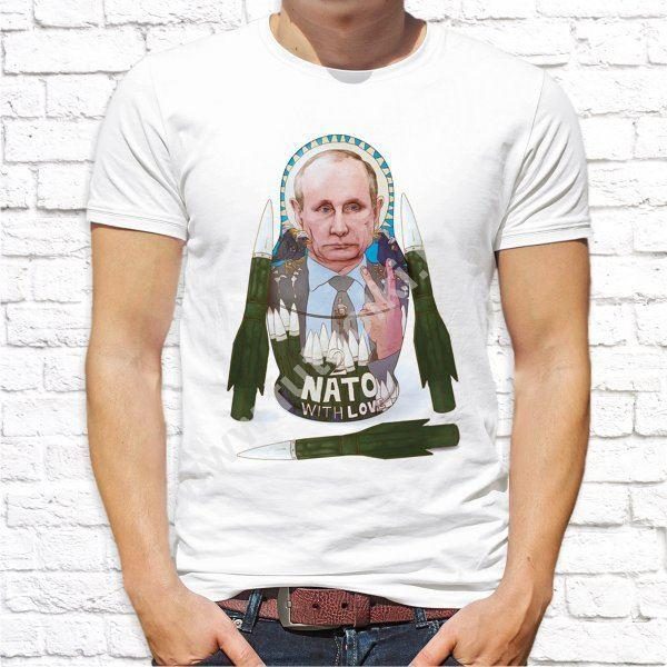Футболка мужская Nato with love - фото