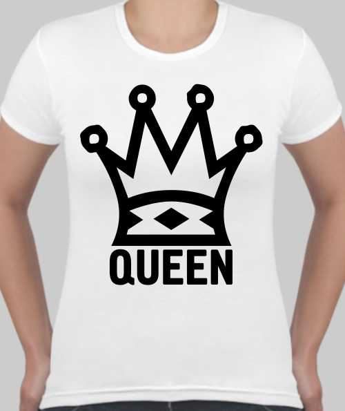 Футболка женская Queen, корона - фото