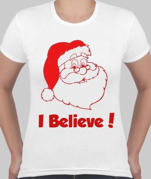 Футболка женская I Believe! - фото