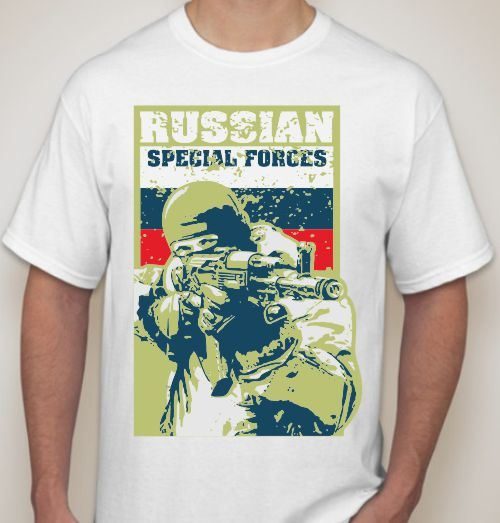 Футболка мужская Russian special forces - фото