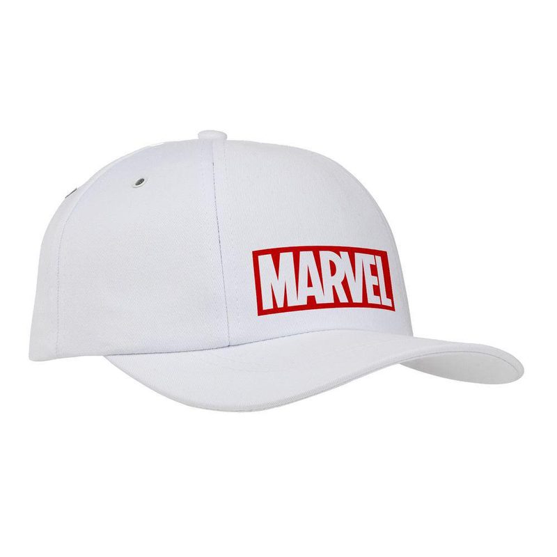 Бейсболка Marvel, белая - фото