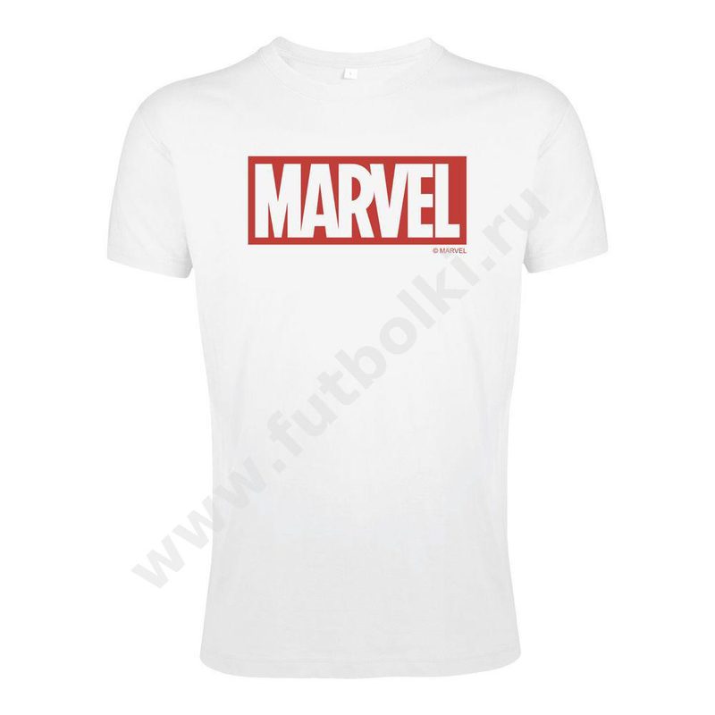 Футболка Marvel, белая - фото