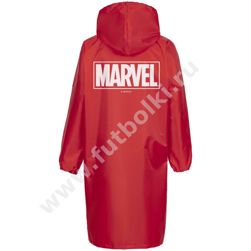 Дождевик Marvel, красный - фото