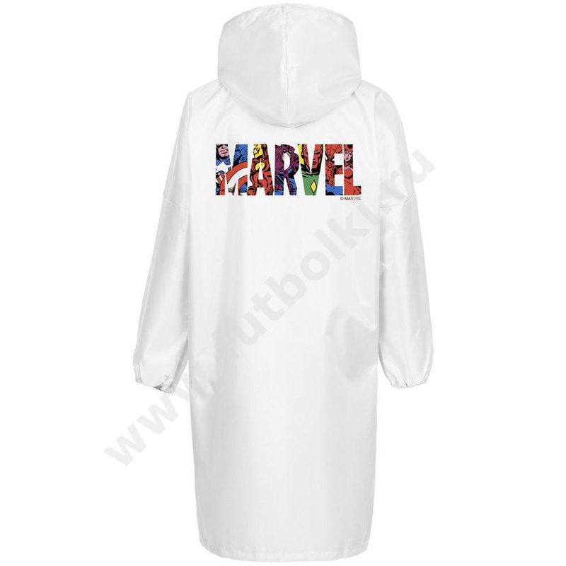 Дождевик Marvel Avengers, белый - фото