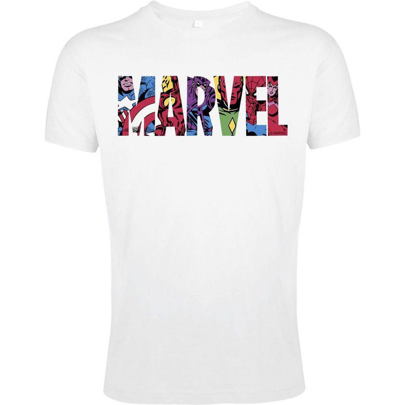 Футболка Marvel Avengers, белая - фото