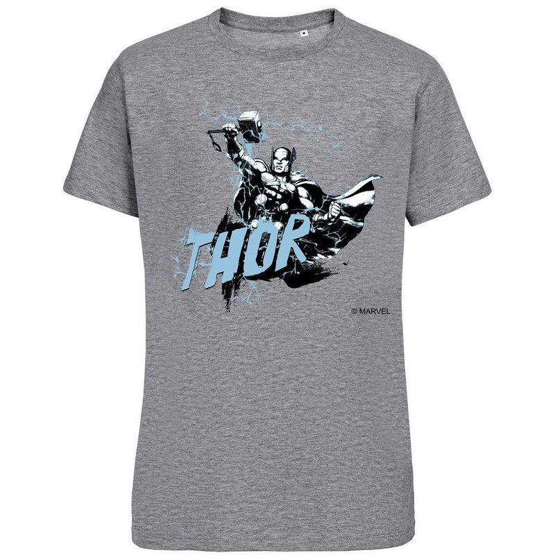 Футболка Thor, серый меланж - фото