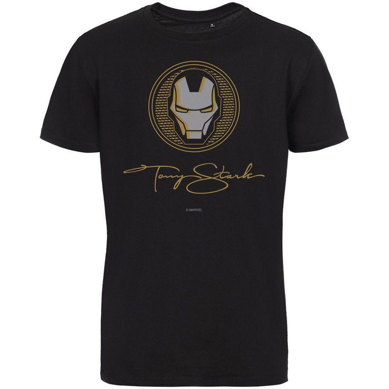 Футболка Tony Stark Icon, черная - фото