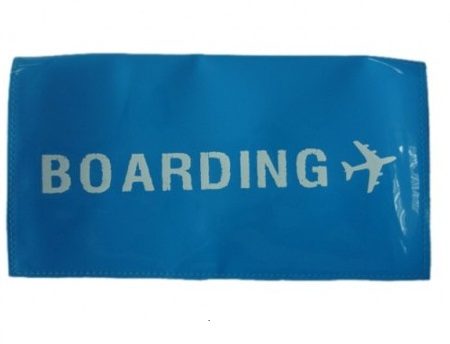 Чехол для документов Boarding, голубой - фото