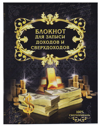 Блокнот Для записи доходов и сверхдоходов - фото