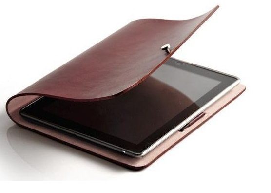 Чехол для iPad2 и New iPad 3  из натуральной кожи (Цвет: коричневый) - фото