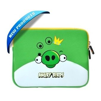 Чехол для iPad Angry Bird зеленая свинка - фото