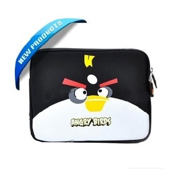 Чехол для iPad Angry Bird черный - фото
