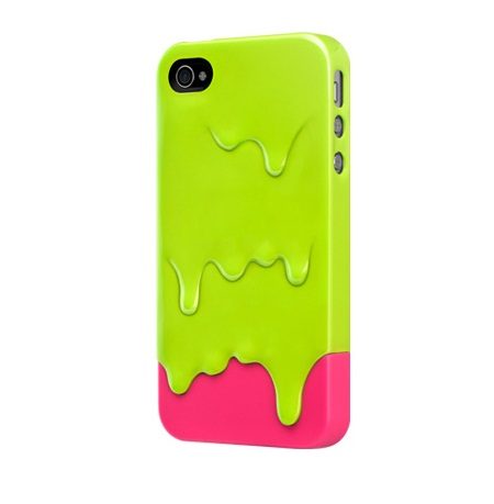 Чехол SwitchEasy Melt для Apple IPhone 5 зеленый/розовый - фото