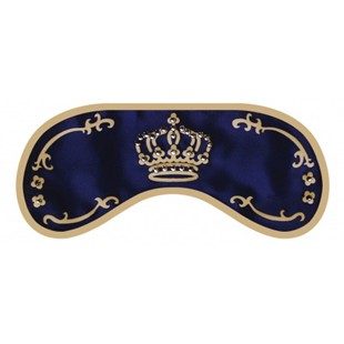 МАСКА ДЛЯ СНА CROWN, СИНЯЯ - фото