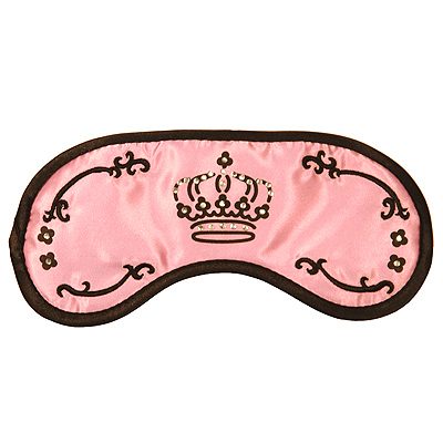 Маска для сна Crown, розовая - фото