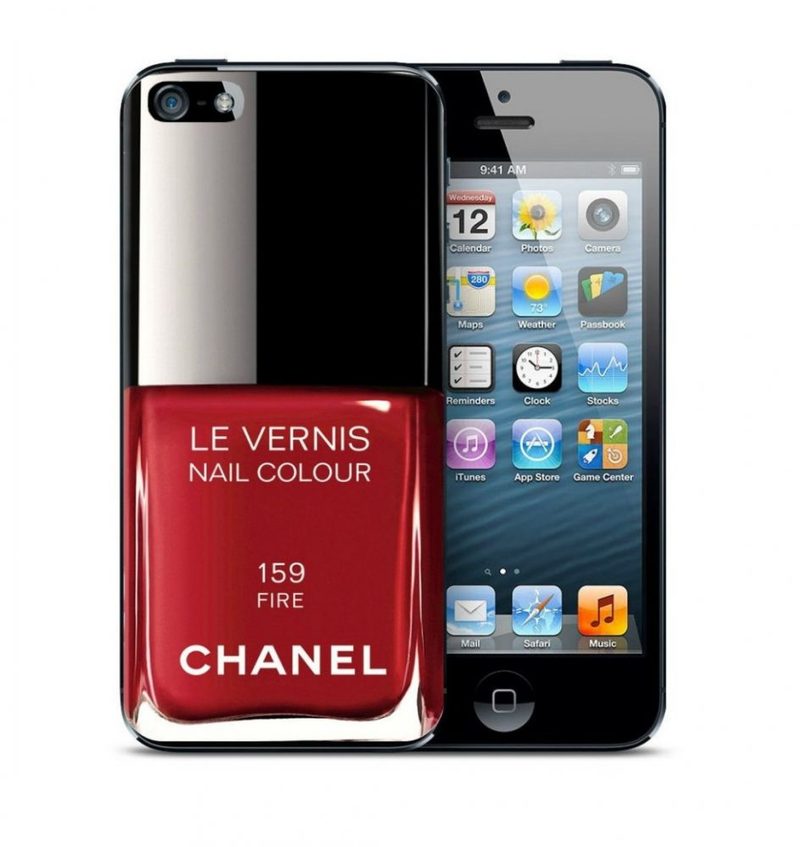 Чехол для iPhone 5 Chanel Le Vernis (оттенок: 543 frission) - фото