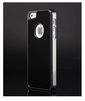 Чехол для iPHONE 5 New style Metal черный - фото