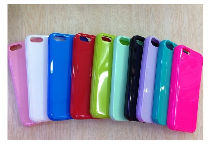 Силиконовый чехол для iPhone 5 (Цвет: Белый) - фото