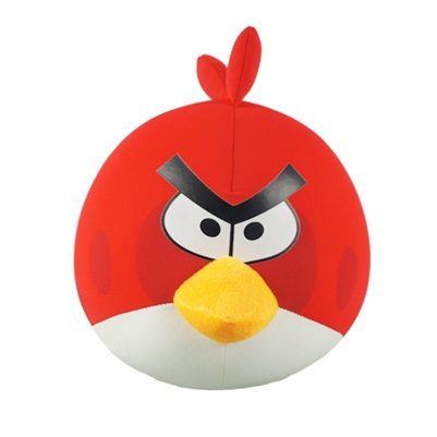 Игрушка Angry bird красная большая (Модификация: Базовая, Цвет: Черный) - фото