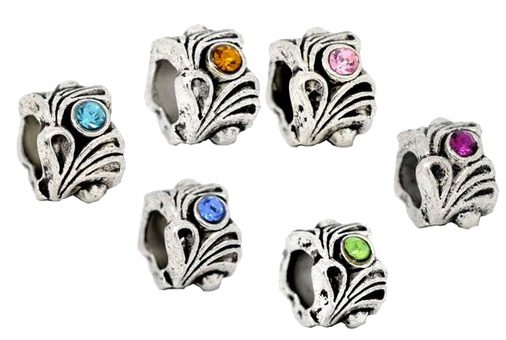 Шармики матовые Antique Silver - фото