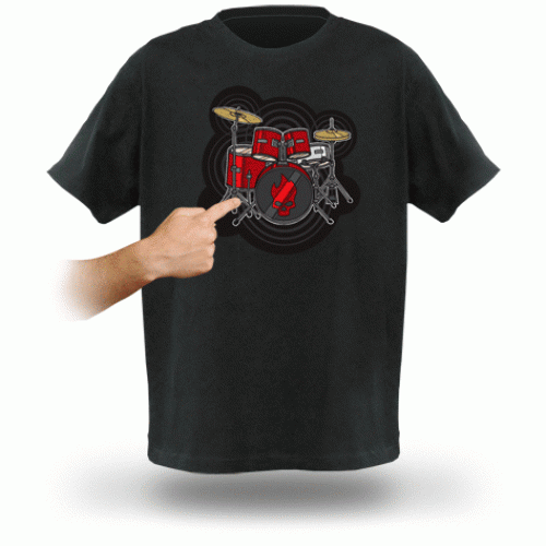 T-shirt Drum kit - фото