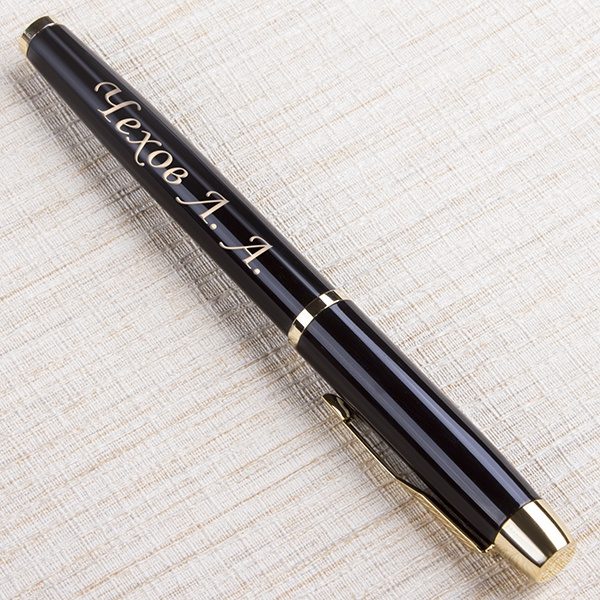 Набор Parker перьевая ручка с гравировкой + чернильница в подарочной коробке - фото