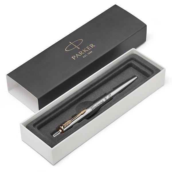 Шариковая ручка Parker Jotter Essential, St. Steel GT - фото