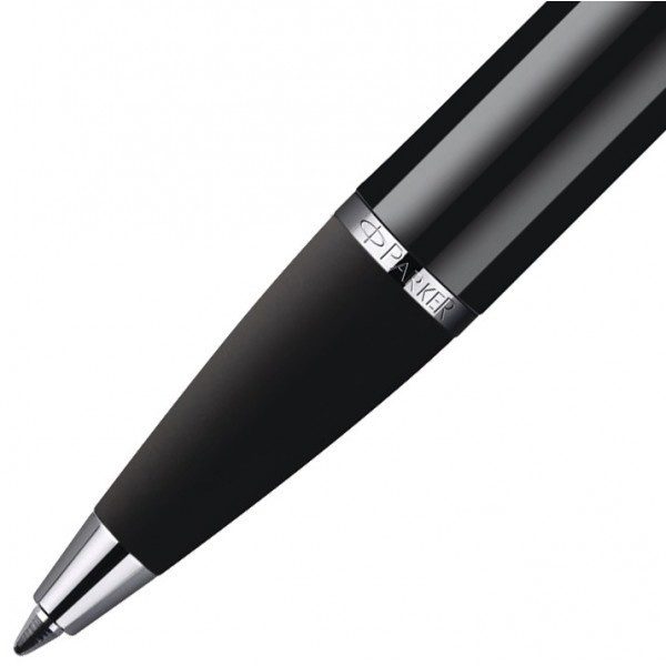 Шариковая ручка Parker IM Metal, K221, цвет: Black CT, стержень: Mblue - фото