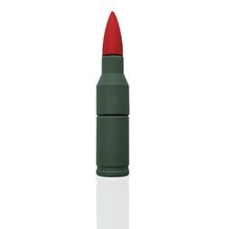 Флешка PVC018 «Пуля» (цвет.) с чипом 4 гб - фото