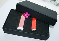 Набор 4 (U-PK023, Z009, PL003) (черный, 119х195*45, красный на 2600 mah, красный с чипом 16 гб) - фото