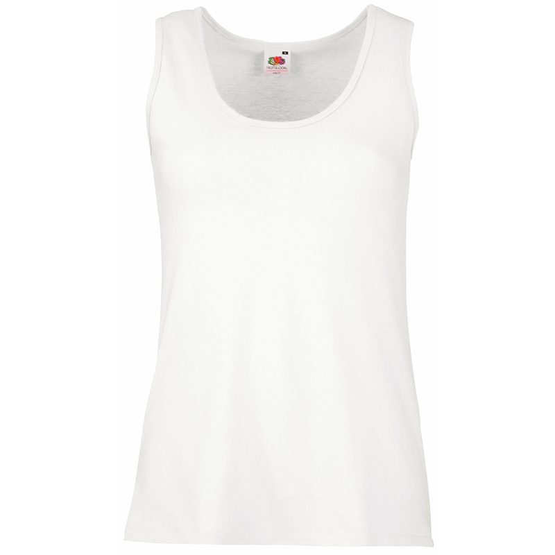 Майка женская «Lady-Fit Valueweight Vest», белый_XL, 100% х/б, 160 г/м2 - фото