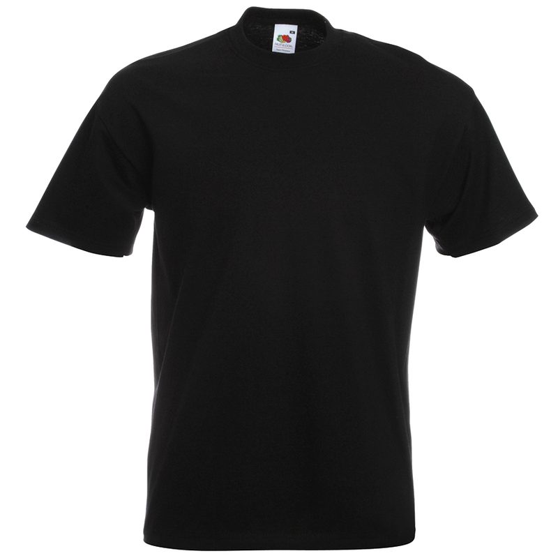 Футболка мужская «Super Premium T», черный_3XL, 100% х/б, 190 г/м2 - фото
