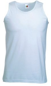 Майка мужская «Athletic Vest», белый_L, 100% х/б, 160 г/м2 - фото