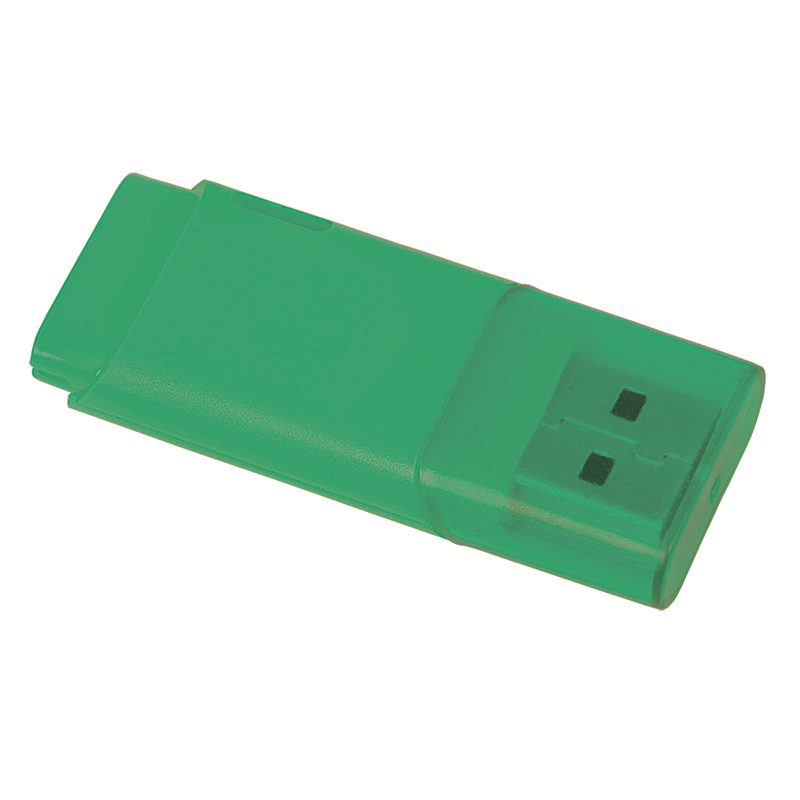 USB flash-карта «Osiel» (8Гб),зеленый, 5,1х2,2х0,8см,пластик - фото