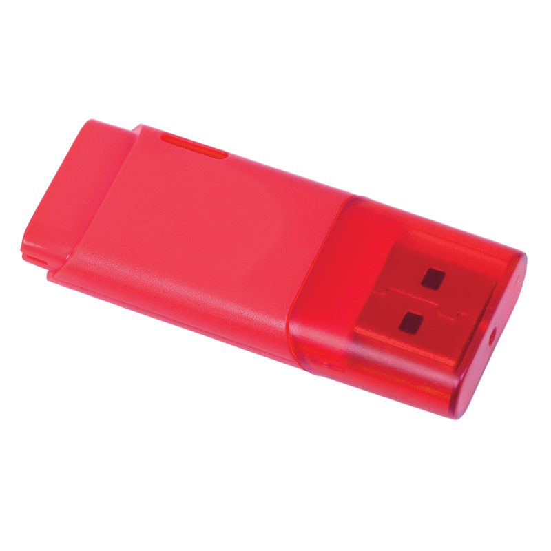 USB flash-карта «Osiel» (8Гб),красный, 5,1х2,2х0,8см,пластик - фото