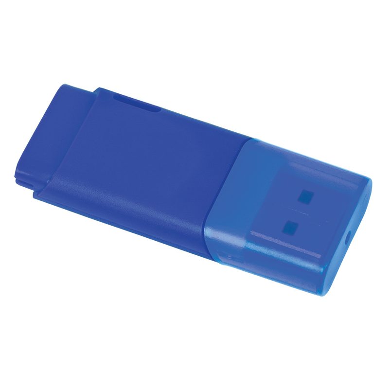 USB flash-карта «Osiel» (8Гб),синий, 5,1х2,2х0,8см,пластик - фото