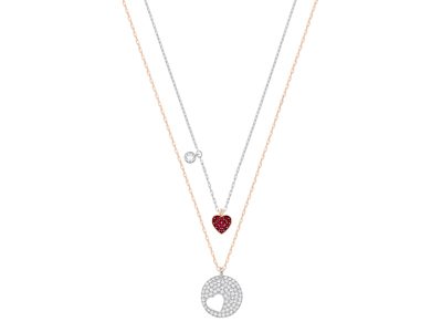 Комплект подвесок Heart. Swarovski - фото