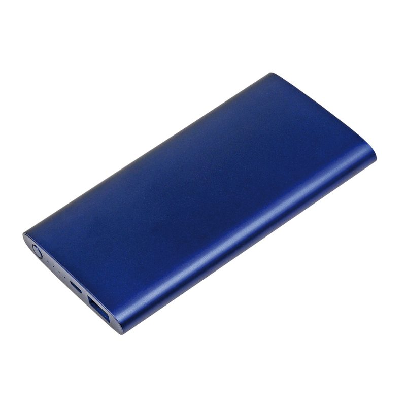Внешний аккумулятор, Ocean PB, 4000 mAh, металл, 120х64х13 мм, синий - фото