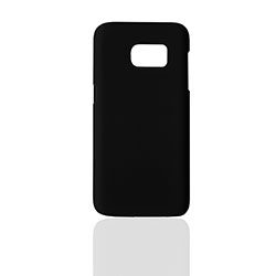 Черный чехол для Samsung Galaxy S7 Edge (soft touch) - фото
