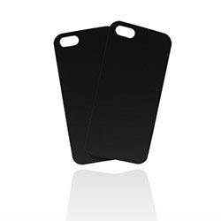 Черный чехол для iPhone 5/5s (soft touch) - фото