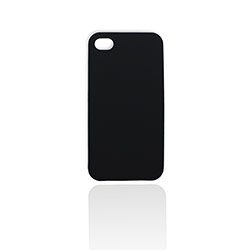 Черный чехол для iPhone 4/4s (soft touch) - фото