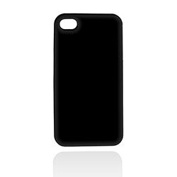 Черный чехол для iPhone 4/4s (глянцевый) - фото