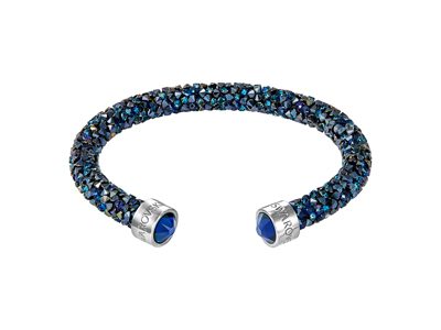 Браслет-кафф Crystaldust, Blue. Swarovski - фото