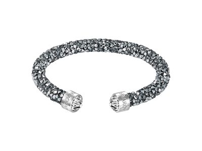 Браслет-кафф Crystaldust, Gray. Swarovski - фото