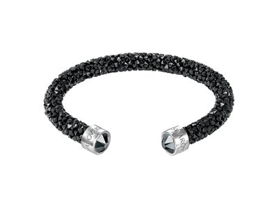 Браслет-кафф Crystaldust, Black. Swarovski - фото