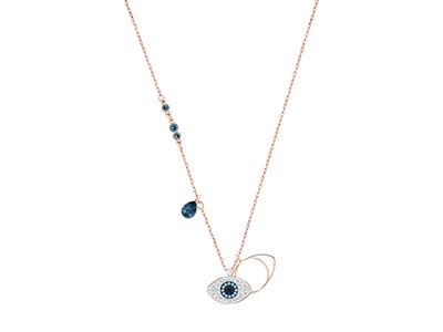 Подвеска Duo Evil Eye. Swarovski - фото