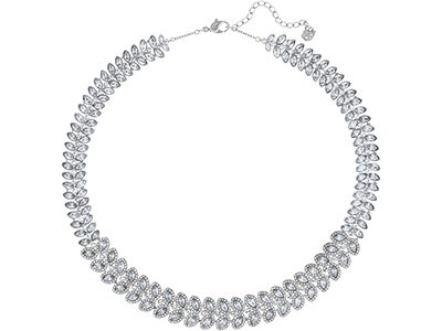 Широкое ожерелье Baron. Swarovski - фото