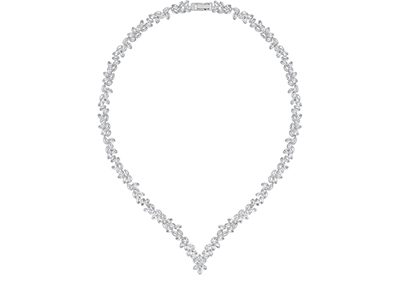 Широкое ожерелье Diapason. Swarovski - фото