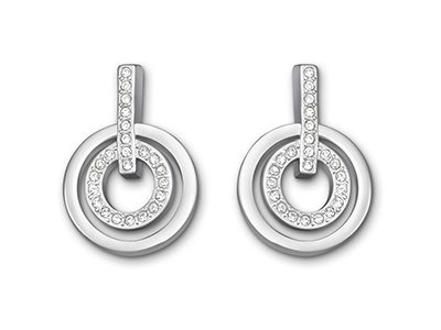 Серьги Circle Mini. Swarovski - фото