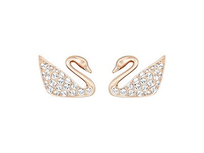 Серьги Swan Mini. Swarovski - фото
